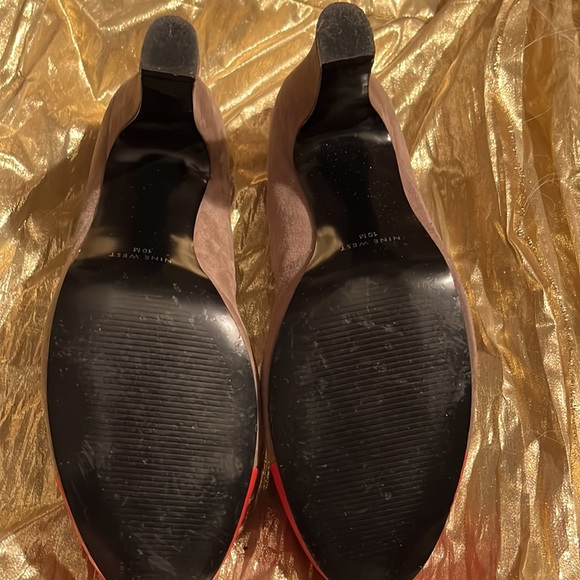 Grey suede, red croc leather size 10 - Picture 4 of 12